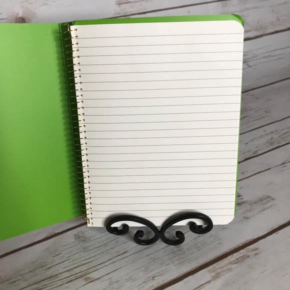 Kate Spade Black Stripe Spiral Notebook - Picture 3 of 7